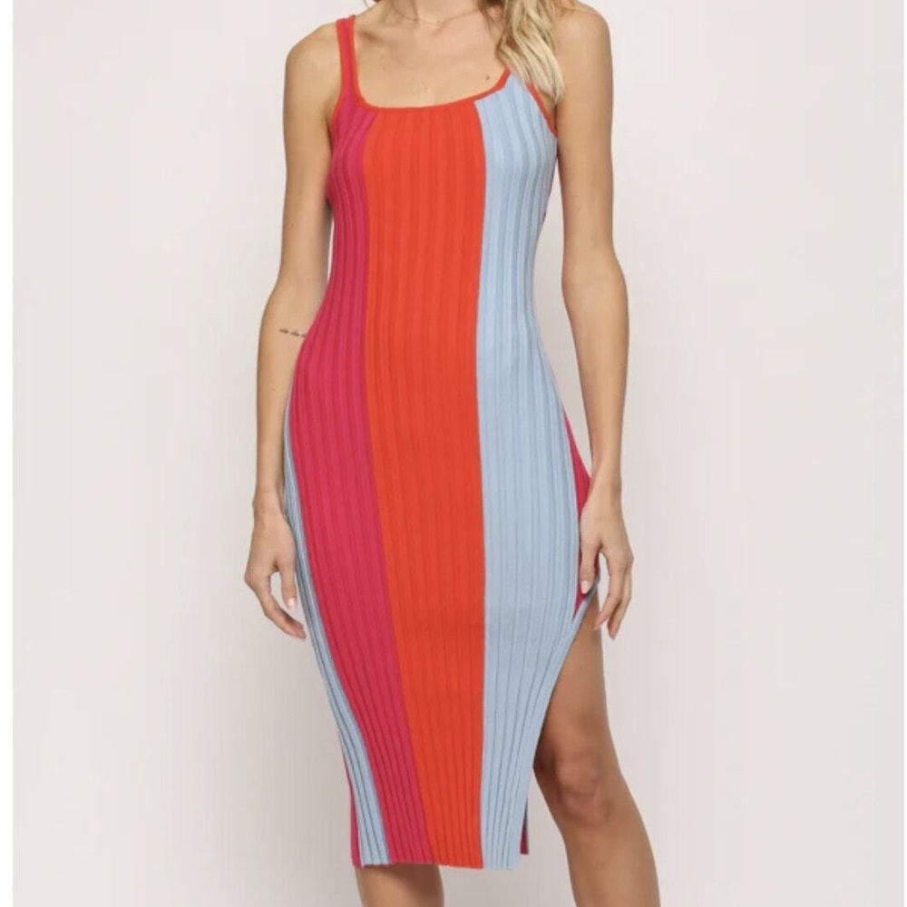 Fate skin tight colorful dress